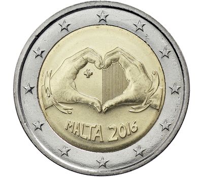  2 евро 2016 «Дети и солидарность. Любовь» Мальта, фото 1 