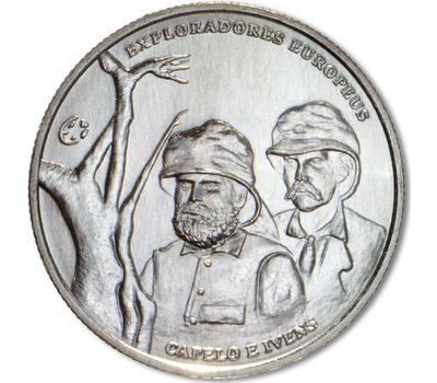  Монета 2,5 евро 2011 «Эрменеджильду Капеллу и Роберто Ивенс» Португалия, фото 1 
