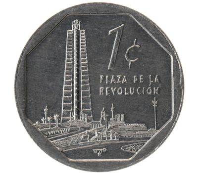  Монета 1 сентаво 2001 Куба, фото 1 