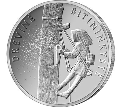  Монета 1,5 евро 2020 «Пчеловодство» Литва, фото 1 