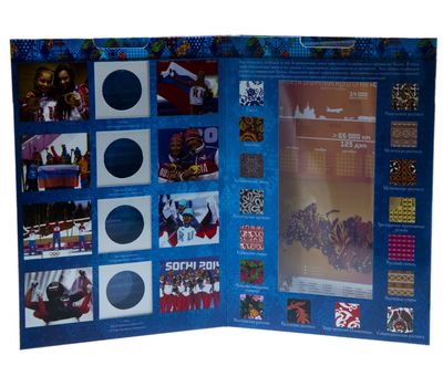 Альбом-планшет «Зимние Олимпийские игры в Сочи 2014 года» (пластиковые ячейки), фото 3 