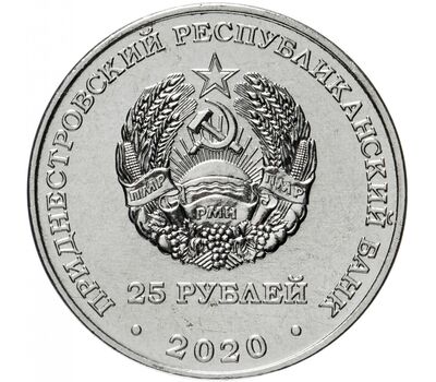  Монета 25 рублей 2020 «Город-герой Киев» Приднестровье, фото 2 