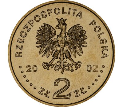  Монета 2 злотых 2002 «Август II Сильный» Польша, фото 2 