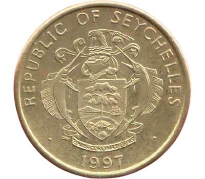  Монета 10 центов 1997 «Рыба» Сейшельские острова, фото 2 