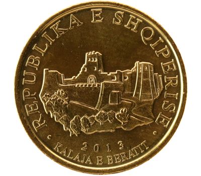  Монета 10 лек 2013 «Замок Берат» Албания, фото 1 