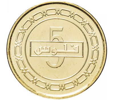  Монета 5 филсов 2018 «Пальма» Бахрейн, фото 2 