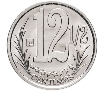  Монета 12,5 сентимо 2007 Венесуэла, фото 1 