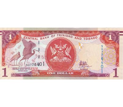  Банкнота 1 доллар 2006 Тринидад и Тобаго (Рick 46 ) Пресс, фото 1 