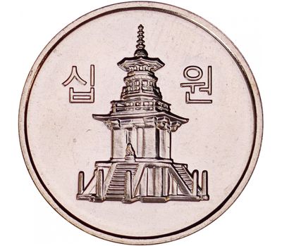  Монета 10 вон 2019 «Таботхап» Южная Корея, фото 1 