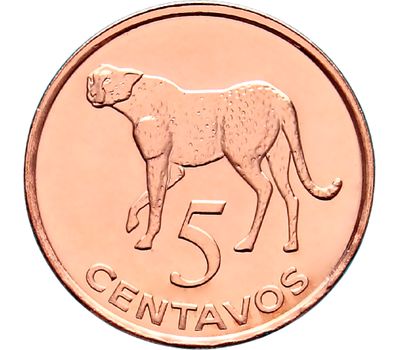  Монета 5 сентаво 2006 «Гепард» Мозамбик, фото 1 