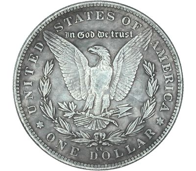  Коллекционная сувенирная монета хобо никель 1 доллар 1878 «Эльф» США, фото 2 
