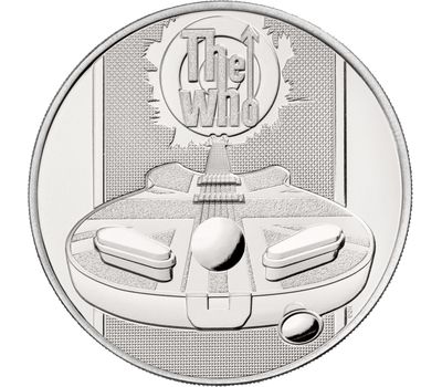  Монета 5 фунтов 2021 «The Who. Легенды музыки» Великобритания (в буклете), фото 2 