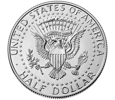  Монета 50 центов 2021 «Джон Кеннеди» США P, фото 2 