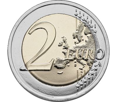  Монета 2 евро 2020 «Латгальская керамика» Латвия, фото 2 