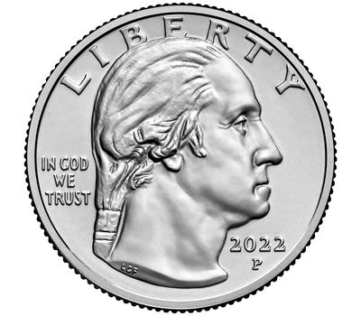  Монета 25 центов 2022 «Майя Энджелоу» (Выдающиеся женщины США) P, фото 2 