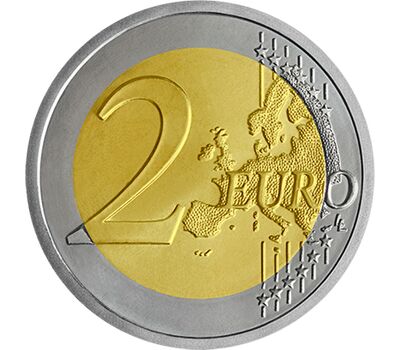  Монета 2 евро 2022 «35-летие программы «Эразмус» Греция, фото 2 