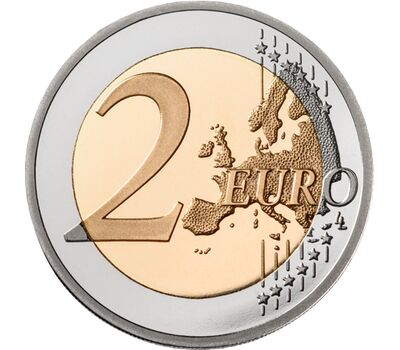  Монета 2 евро 2022 «35-летие программы «Эразмус» Словения, фото 2 