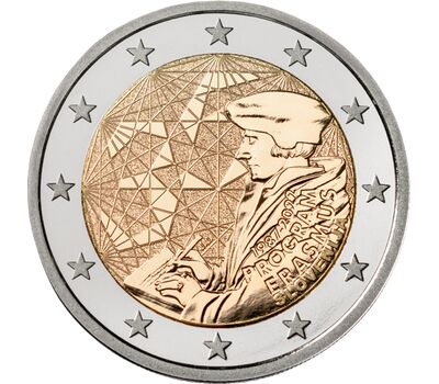  Монета 2 евро 2022 «35-летие программы «Эразмус» Словения, фото 1 