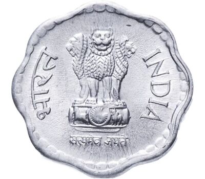  Монета 10 пайс 1986 Индия, фото 1 