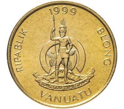  Монета 1 вату 1999 «Ракушка» Вануату, фото 2 