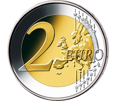  Монета 2 евро 2023 «Гамбург (Эльбская филармония)» Германия, фото 2 