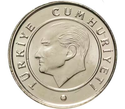  Монета 10 курушей 2022 Турция, фото 2 