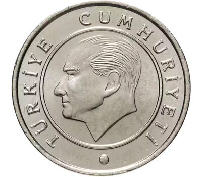 Монета 25 курушей 2022 Турция, фото 2 