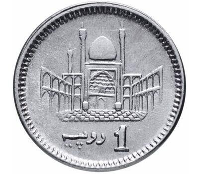  Монета 1 рупия 2012 Пакистан, фото 1 