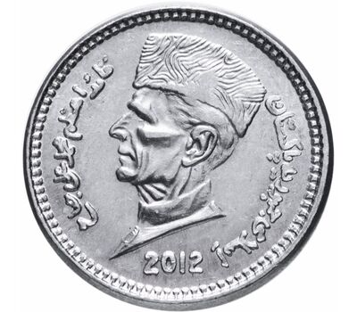  Монета 1 рупия 2012 Пакистан, фото 2 