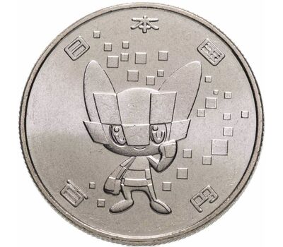  Монета 100 йен 2020 «XXXII Летние Олимпийские игры в Токио. Мирайтова» Япония, фото 1 
