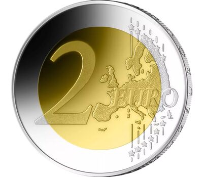  Монета 2 евро 2026 «Инвалидность: защита, права и инклюзия» Испания, фото 2 