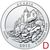  Монета 25 центов 2012 «Национальный парк Акадия» (13-й нац. парк США) D, фото 1 