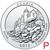  Монета 25 центов 2012 «Национальный парк Акадия» (13-й нац. парк США) P, фото 1 
