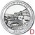  Монета 25 центов 2012 «Национальный исторический парк Чако» (12-й нац. парк США) D, фото 1 