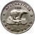  Монета 1 рубль 1955 «Хрущев» Шпицберген (копия монетовидного жетона), фото 2 