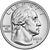  Монета 25 центов 2023 «Эдит Канака'оле» (Выдающиеся женщины США) D, фото 3 